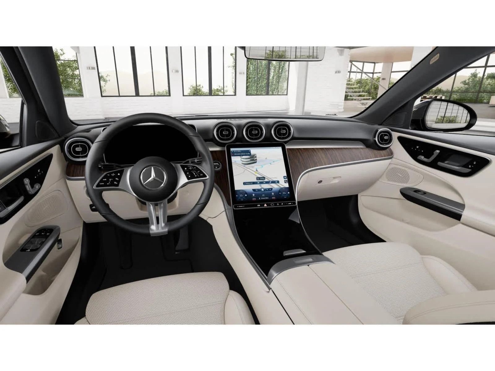 Used 2022 Obsidian Black Metallic Mercedes-Benz C 300 image 2