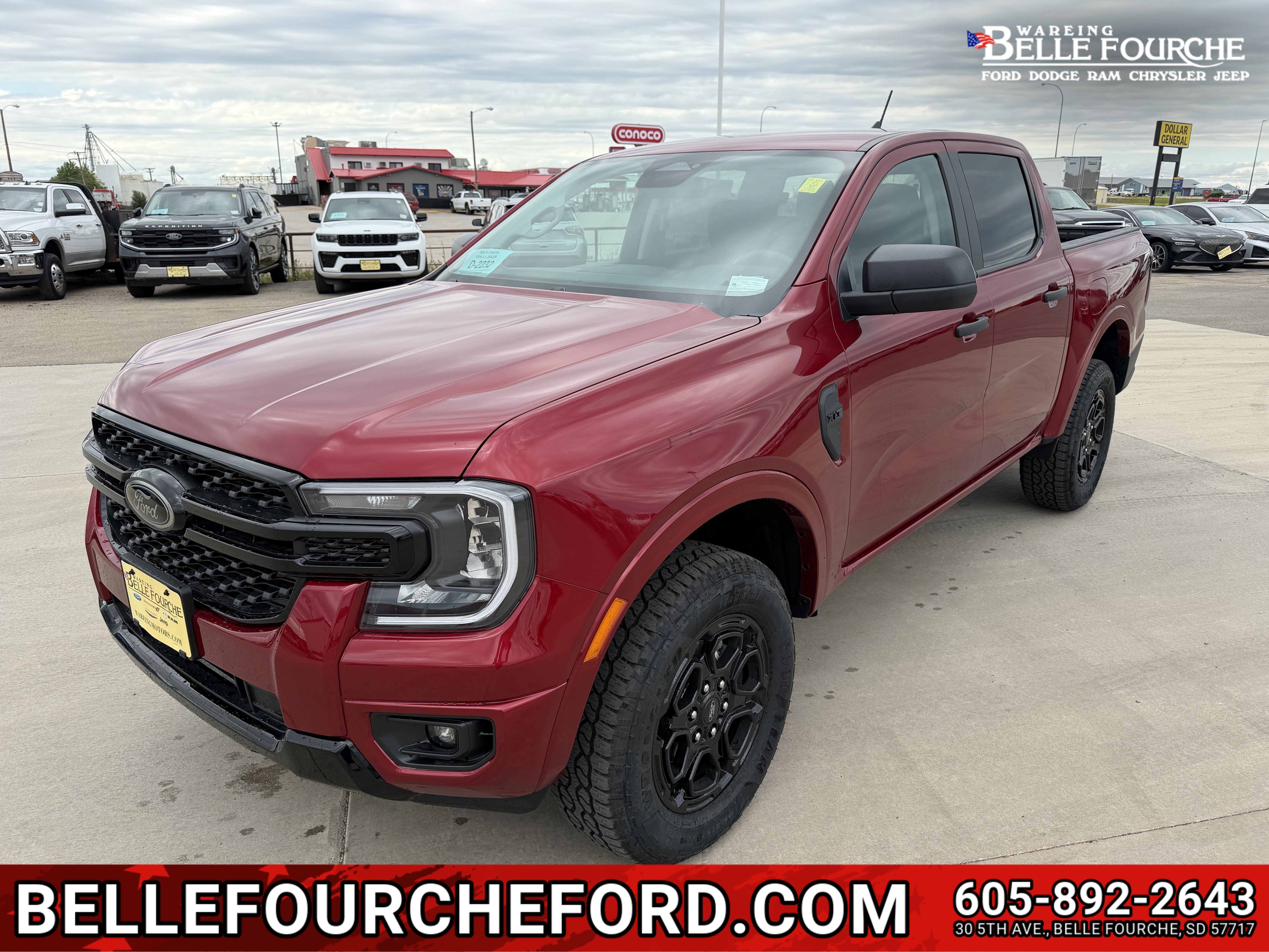 New 2026 Ruby Red Metallic Tinted Clearcoat Ford XLT image 1