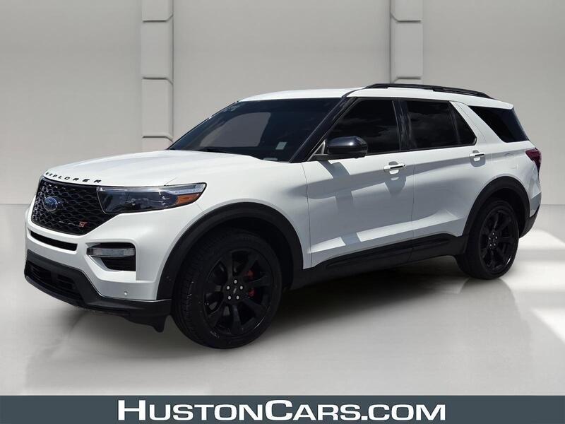 Used 2021 White Metallic FORD ST 4WD image 1