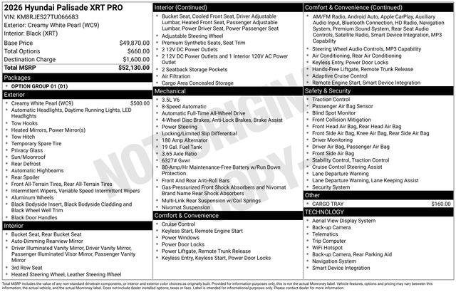 New 2026 White Hyundai XRT Pro image 18