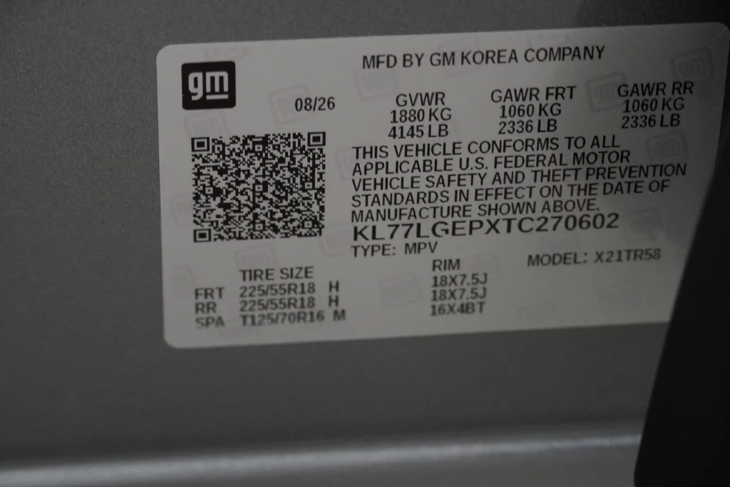 New 2026 Sterling Gray Metallic Chevrolet 1RS image 42