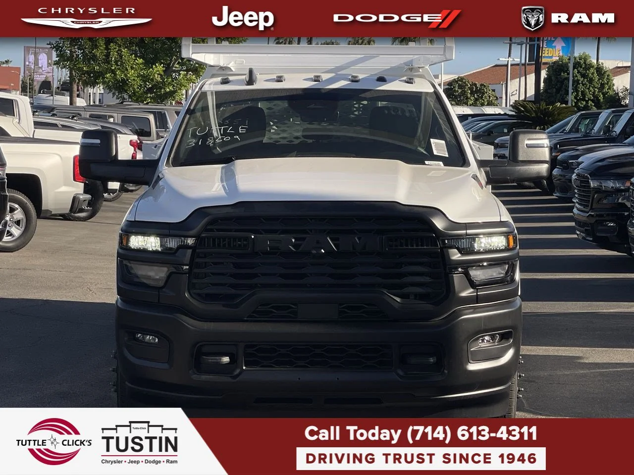 New 2027 Bright White Clear-Coat Paint RAM Tradesman image 8