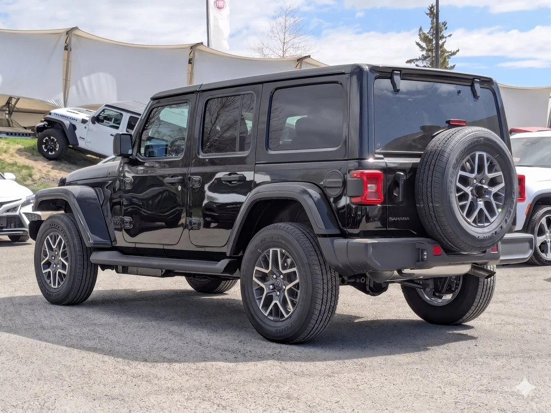 New 2026 Black Jeep Sahara - - 4x4 - Body- Color Top - Side Steps - 2.0L Turbo - Remote Start & More! image 6