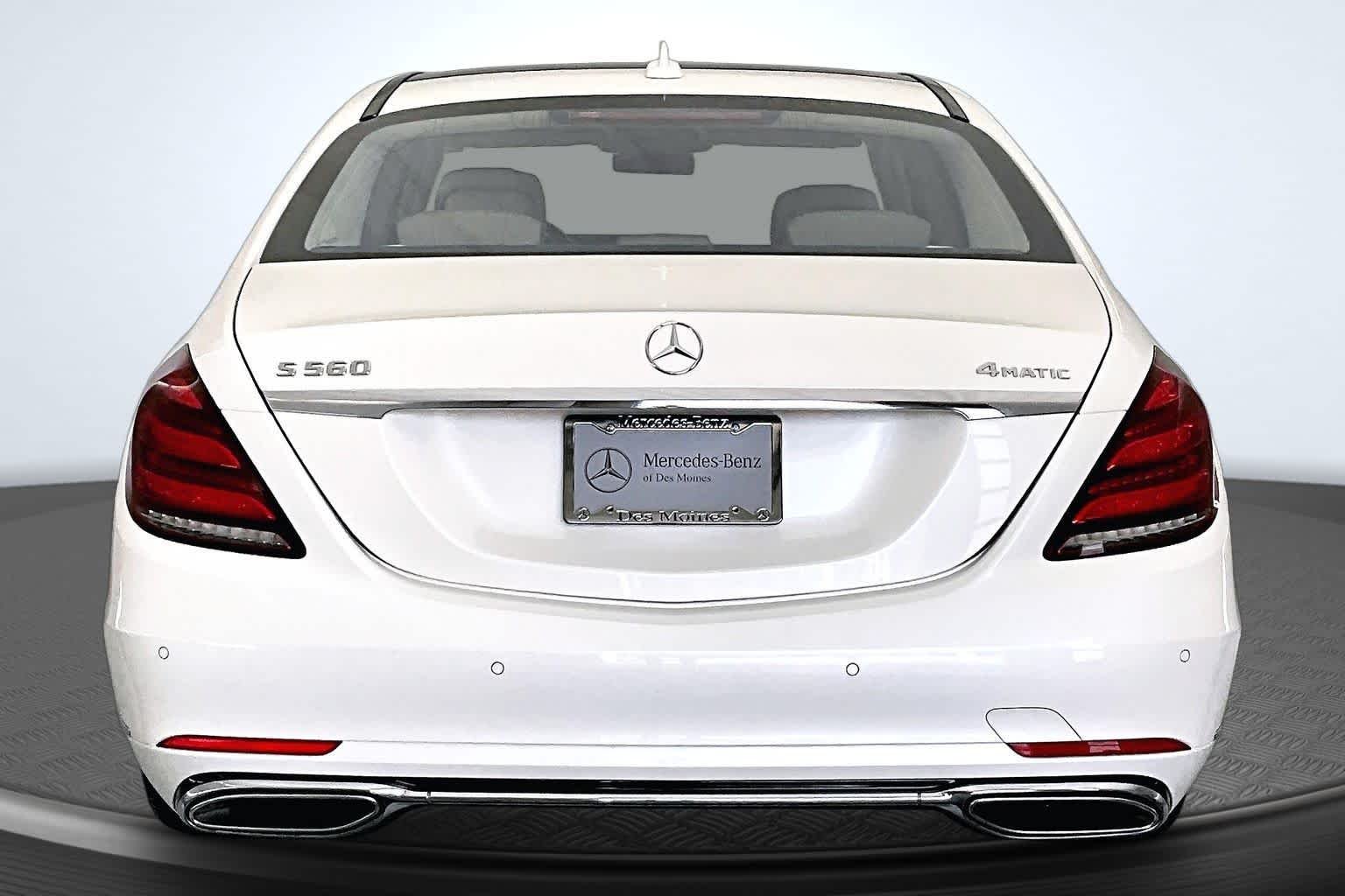 Used 2019 designo Diamond White Mercedes-Benz S 560 image 5