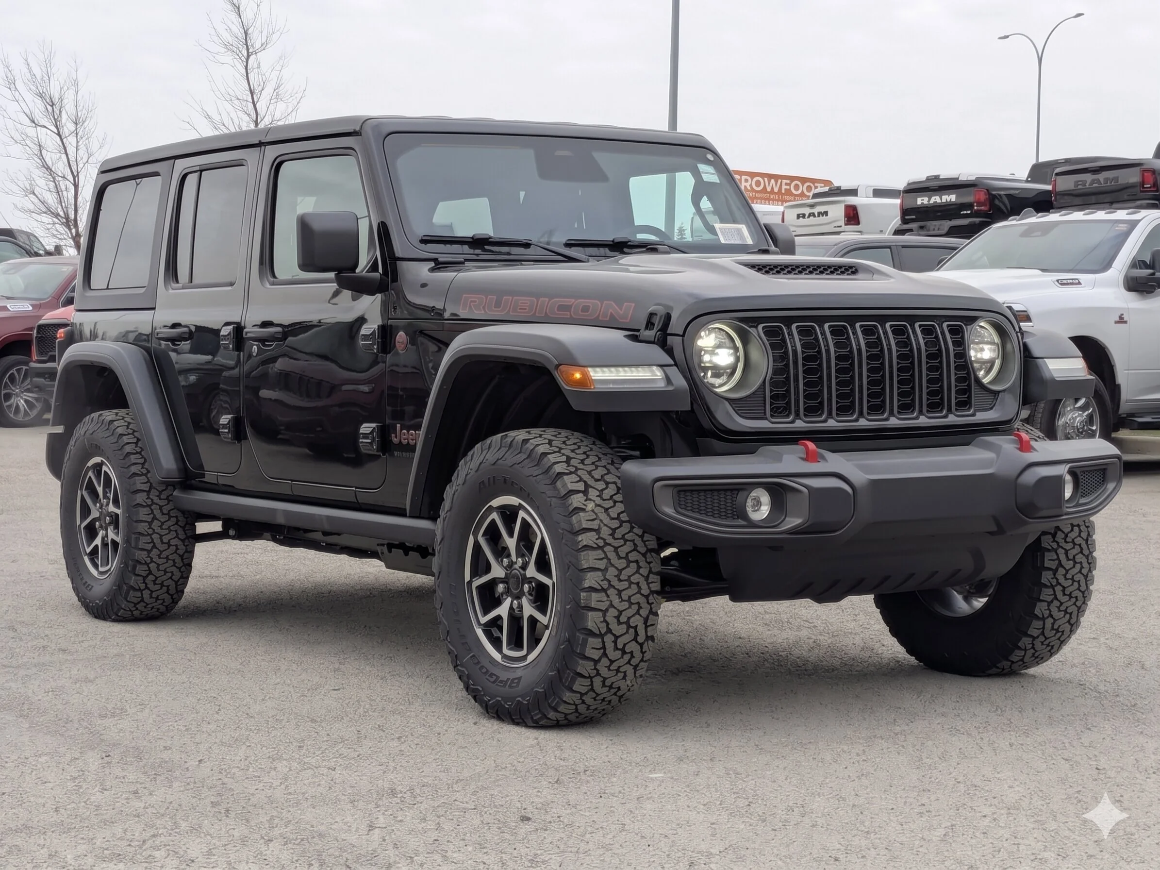 New 2026 Black Jeep Rubicon - - Nappa Leather - Convenience Grp - Safety Grp - 3?Piece Hardtop & More image 2