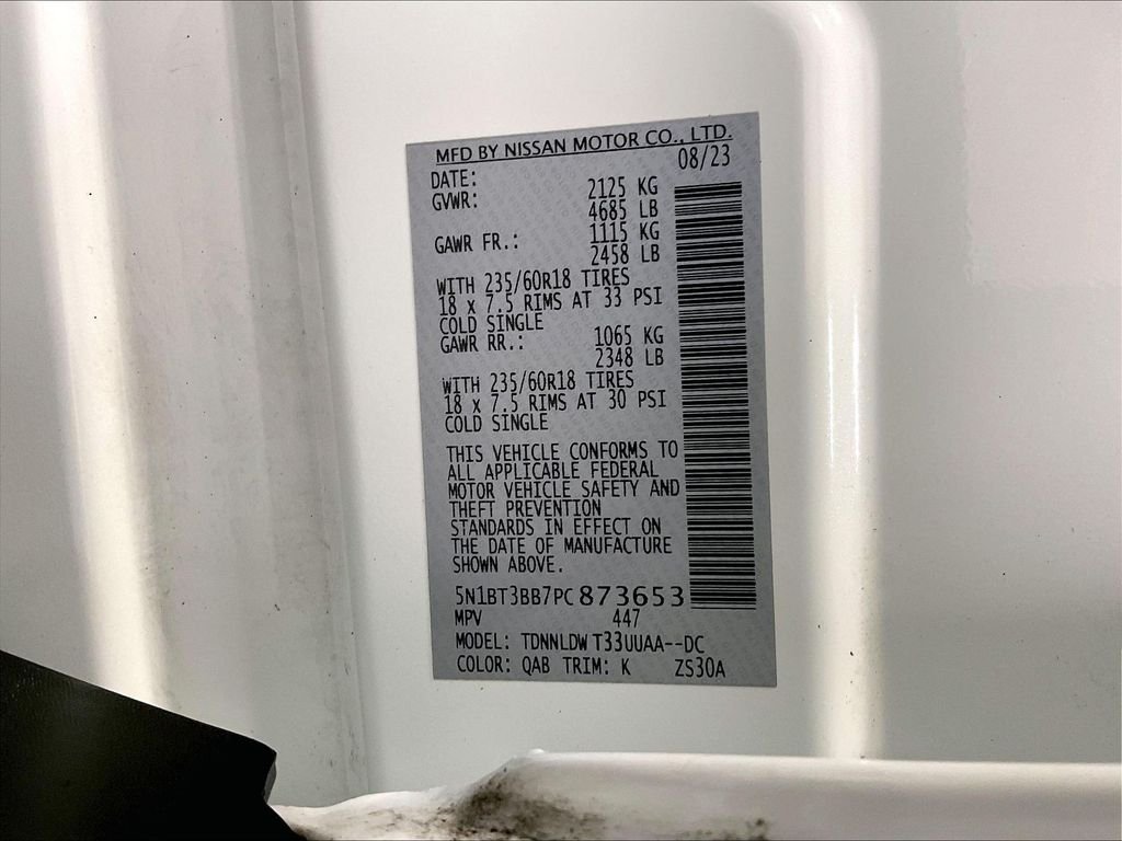 Certified Used 2023 White Nissan SV image 37