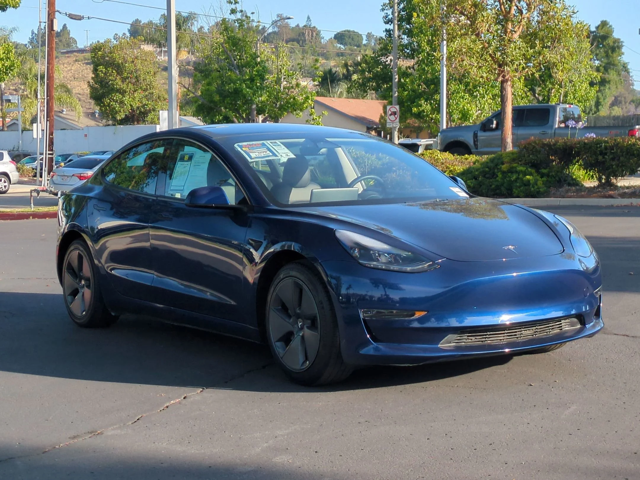 Used 2023 Tesla Model 3 Base with VIN 5YJ3E1EA4PF704008 for sale in Escondido, CA