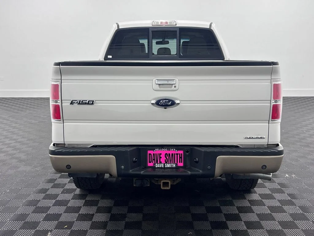 Used 2013 White Platinum Metallic Tri-Coat Ford Lariat image 9