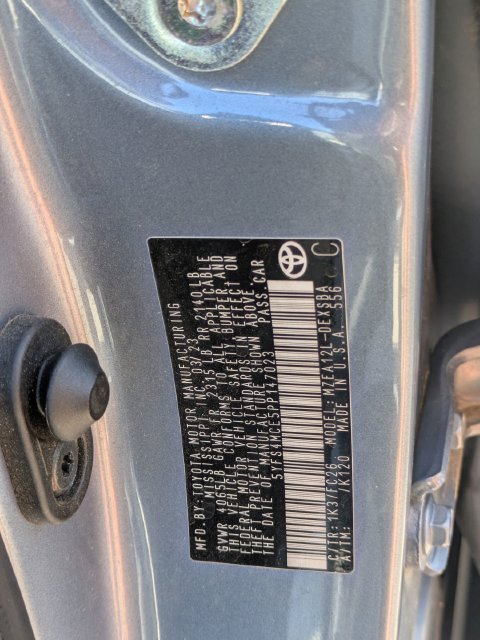Used 2023 Silver Toyota SE image 30