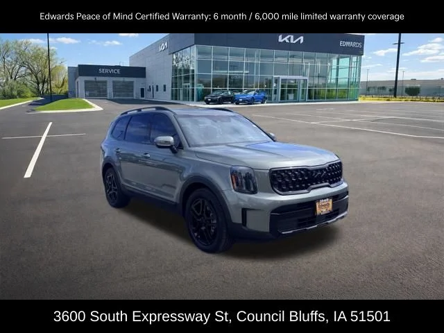 Certified Used 2025 Green Kia EX X-Line image 3