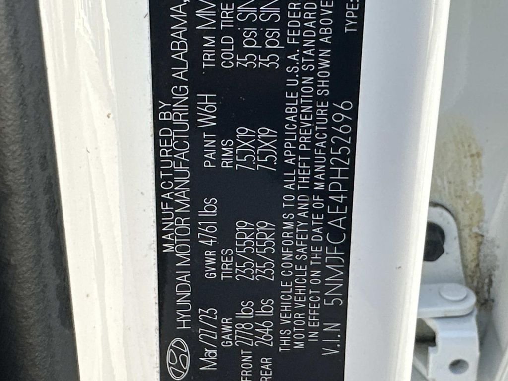 Certified Used 2023 White Hyundai SEL image 30