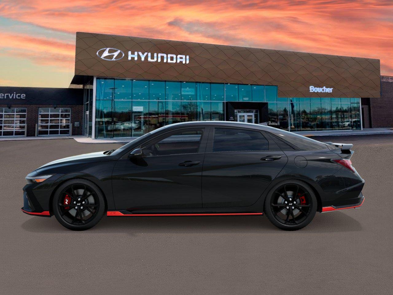 New 2026 Abyss Black Hyundai Sedan image 3