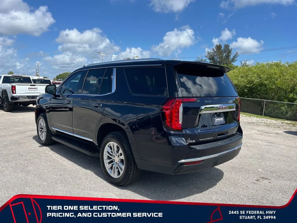 Used 2021 MIDNIGHT BLUE METALLIC GMC SLT image 5