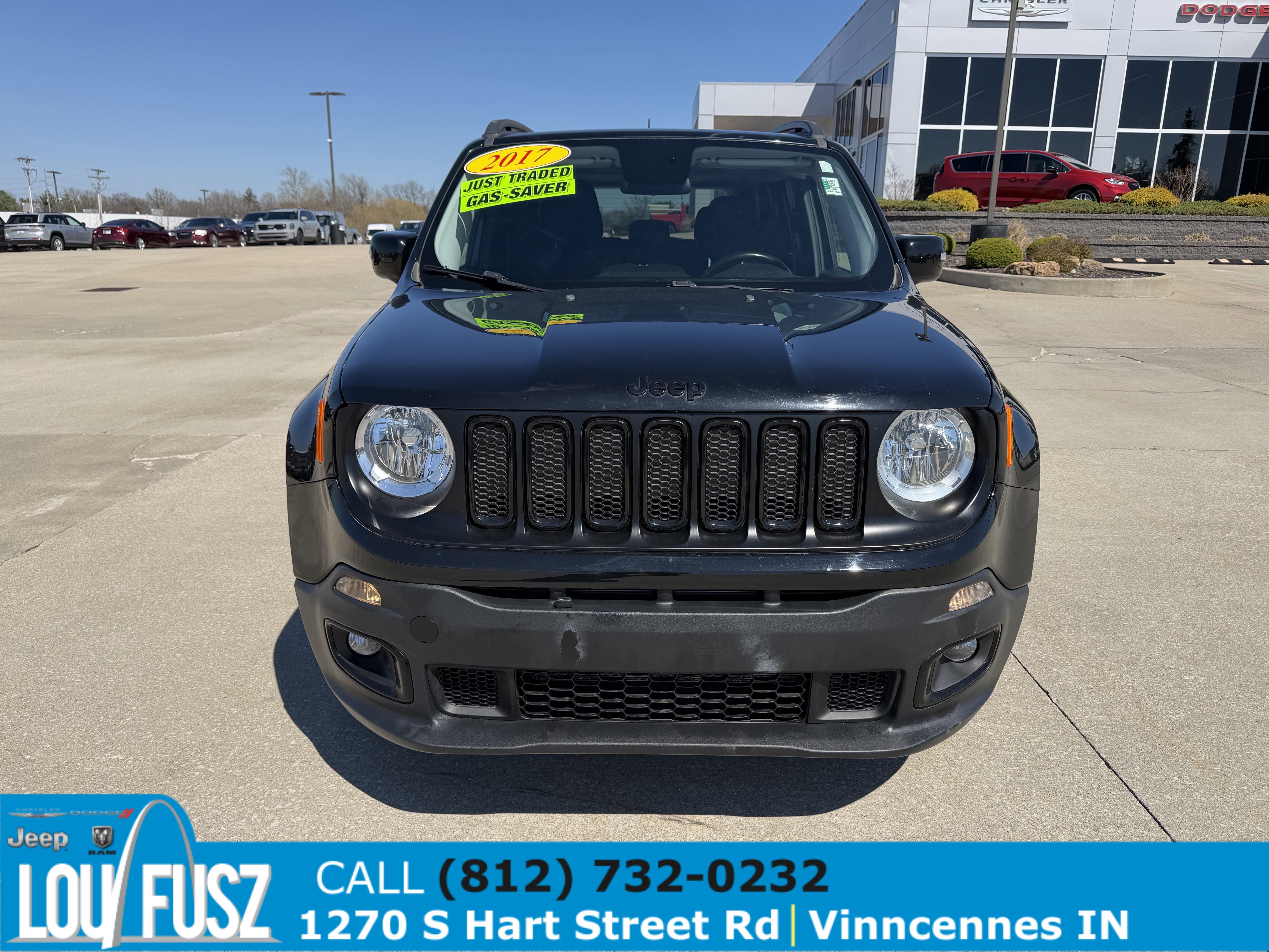 Used 2017 Jeep Renegade Altitude Package with VIN ZACCJABB3HPF68232 for sale in Vincennes, IN