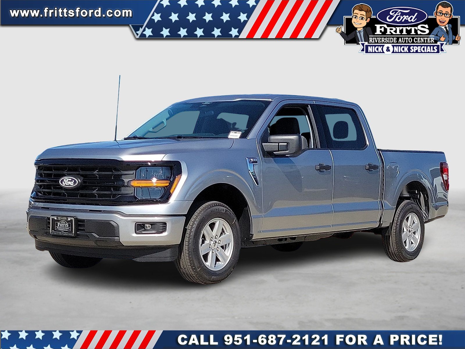 New 2026 Iconic Silver Metallic Ford XLT image 1