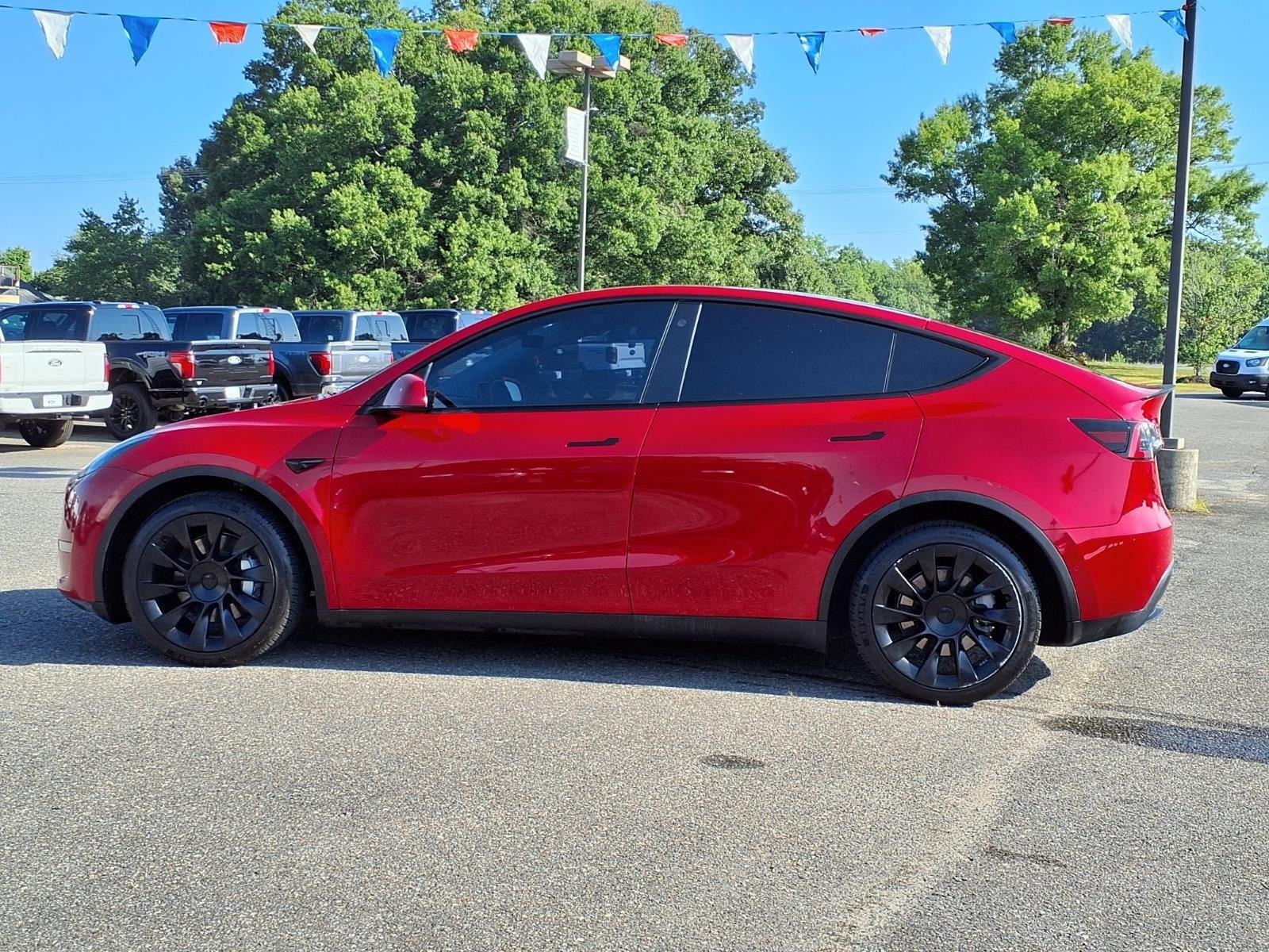 Used 2021 Red Multi-Coat Tesla Long Range image 3