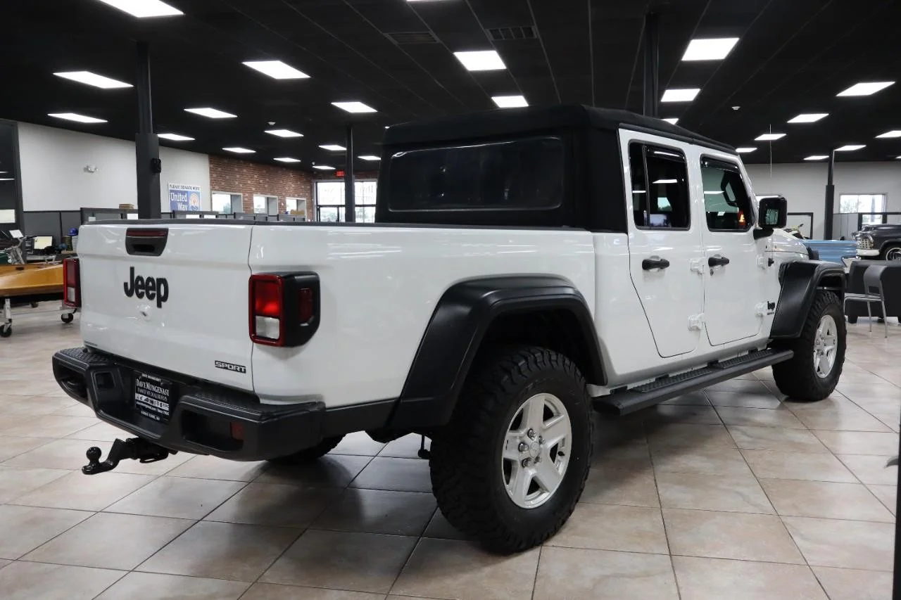 Used 2020 Bright White Clear Coat Jeep Sport S image 5