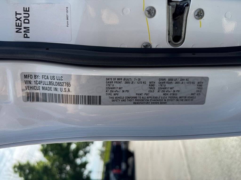 Used 2020 Bright White Clearcoat Jeep Latitude Plus image 26