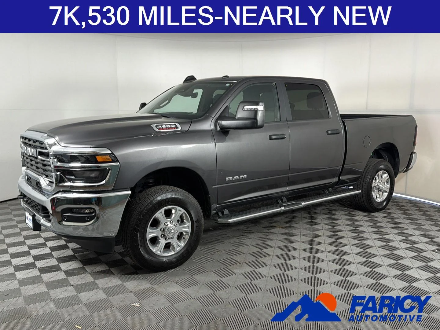 Used 2025 Granite Crystal Metallic Clearcoat Ram Big Horn image 1