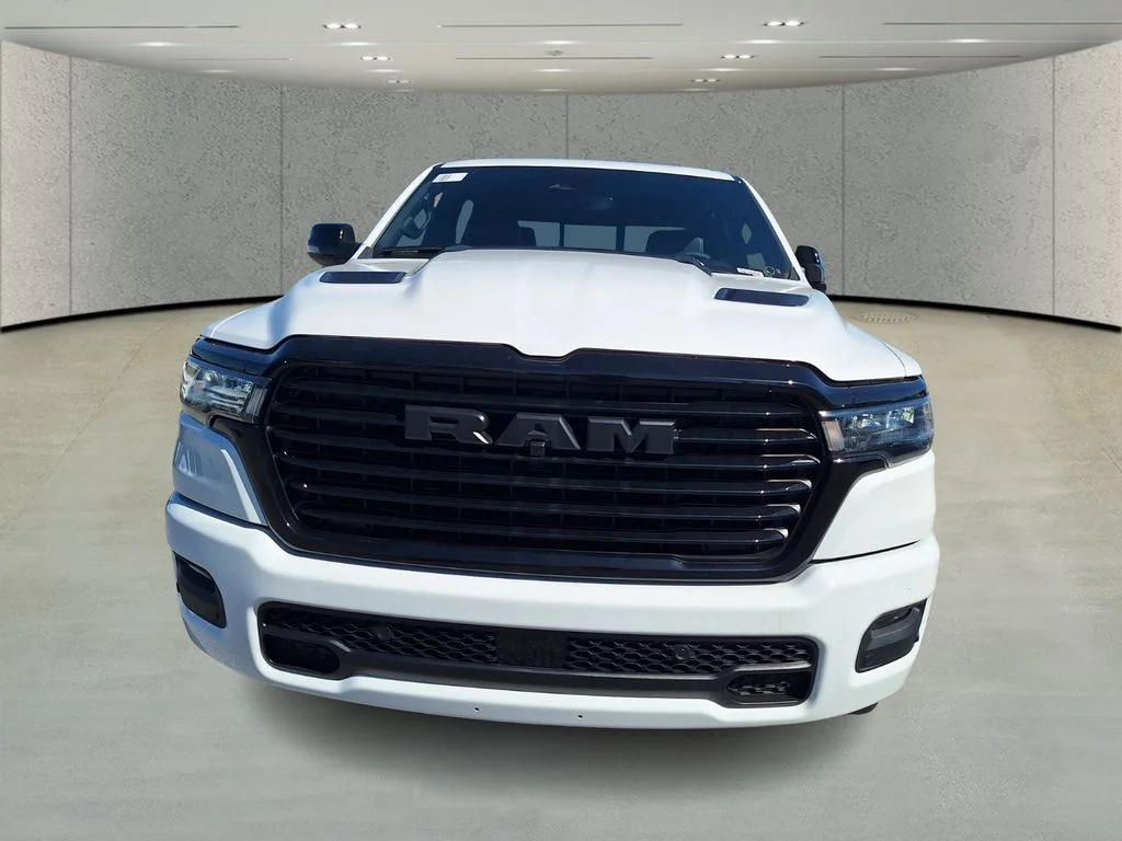 New 2026 Bright White Clear-Coat Exterior Paint RAM Laramie image 7