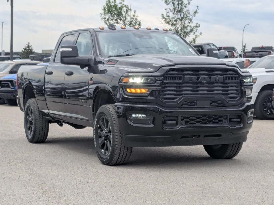 New 2026 Black RAM Big Horn - - 4x4 - 6.7L Cummins HO Diesel - 5th Wheel Prep - Night Edition & More! image 2
