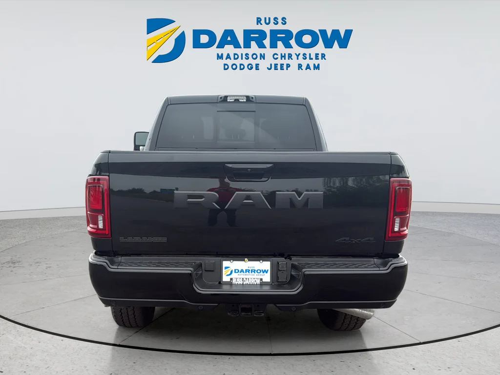 New 2027 Diamond Black Crystal Pearl-Coat Exterior Paint RAM Laramie image 4