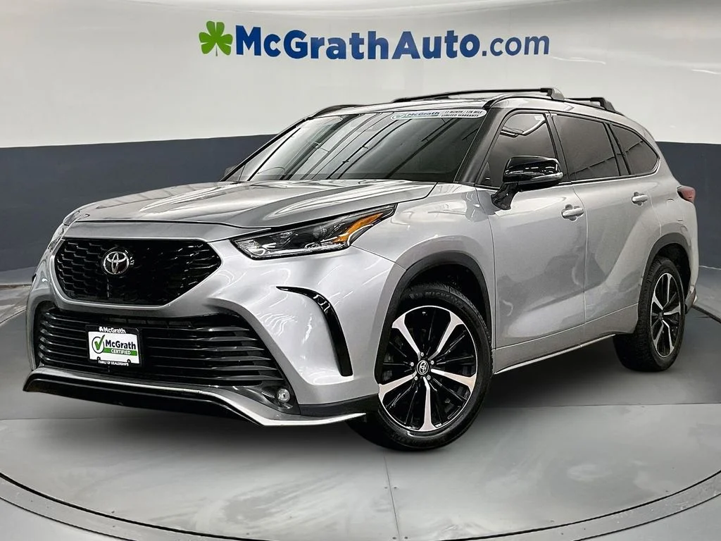 Used 2021 Silver Toyota XSE image 2