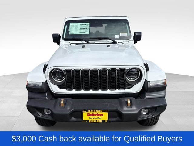New 2026 Bright White Clear-Coat Exterior Paint Jeep 85th Anniversary Edition image 2