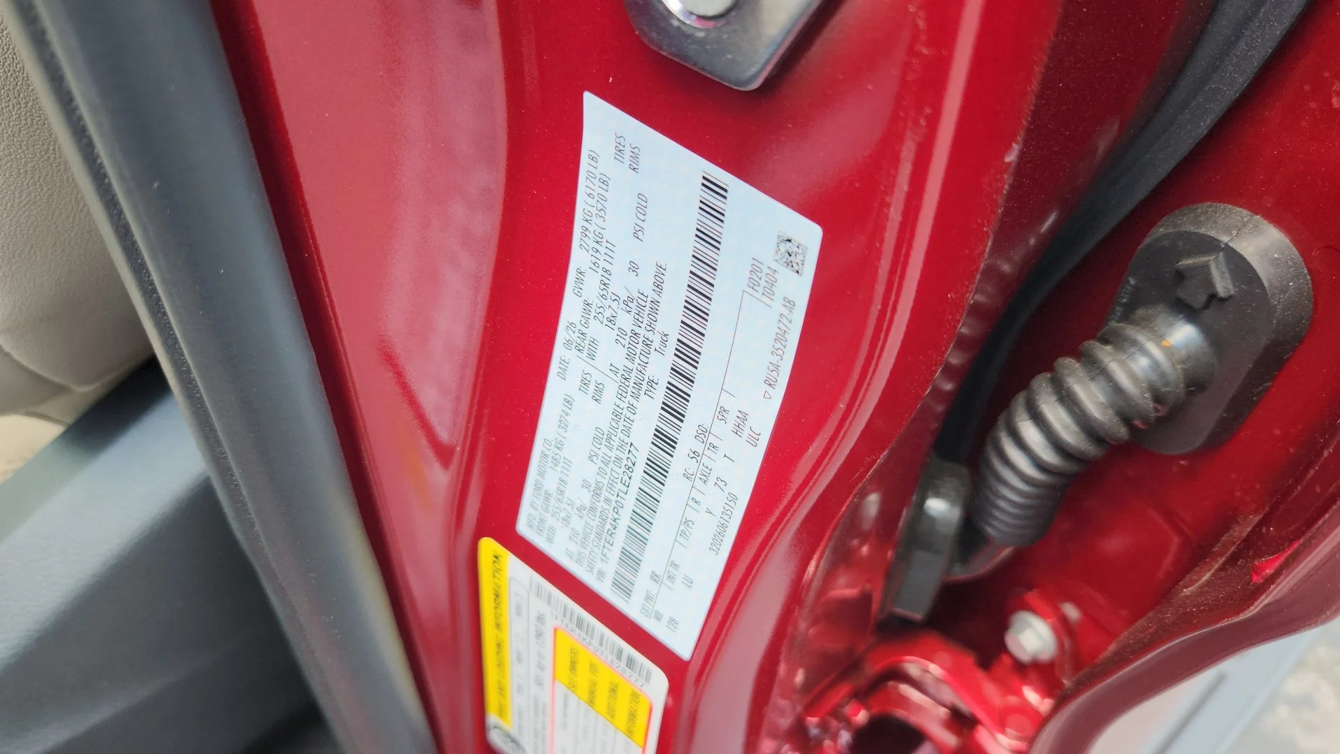 New 2026 Ruby Red Metallic Tinted Clearcoat Ford LARIAT image 11