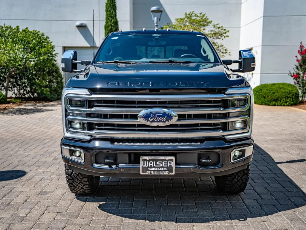 Used 2025 Agate Black Metallic Ford Platinum image 2