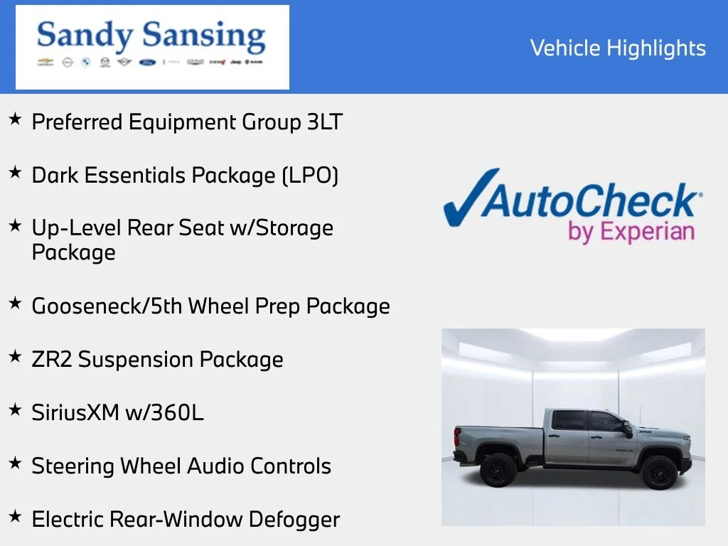 Used 2024 Gray Chevrolet ZR2 image 7