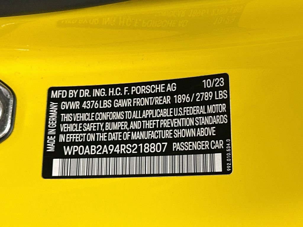 Used 2024 Yellow Porsche Carrera S image 33