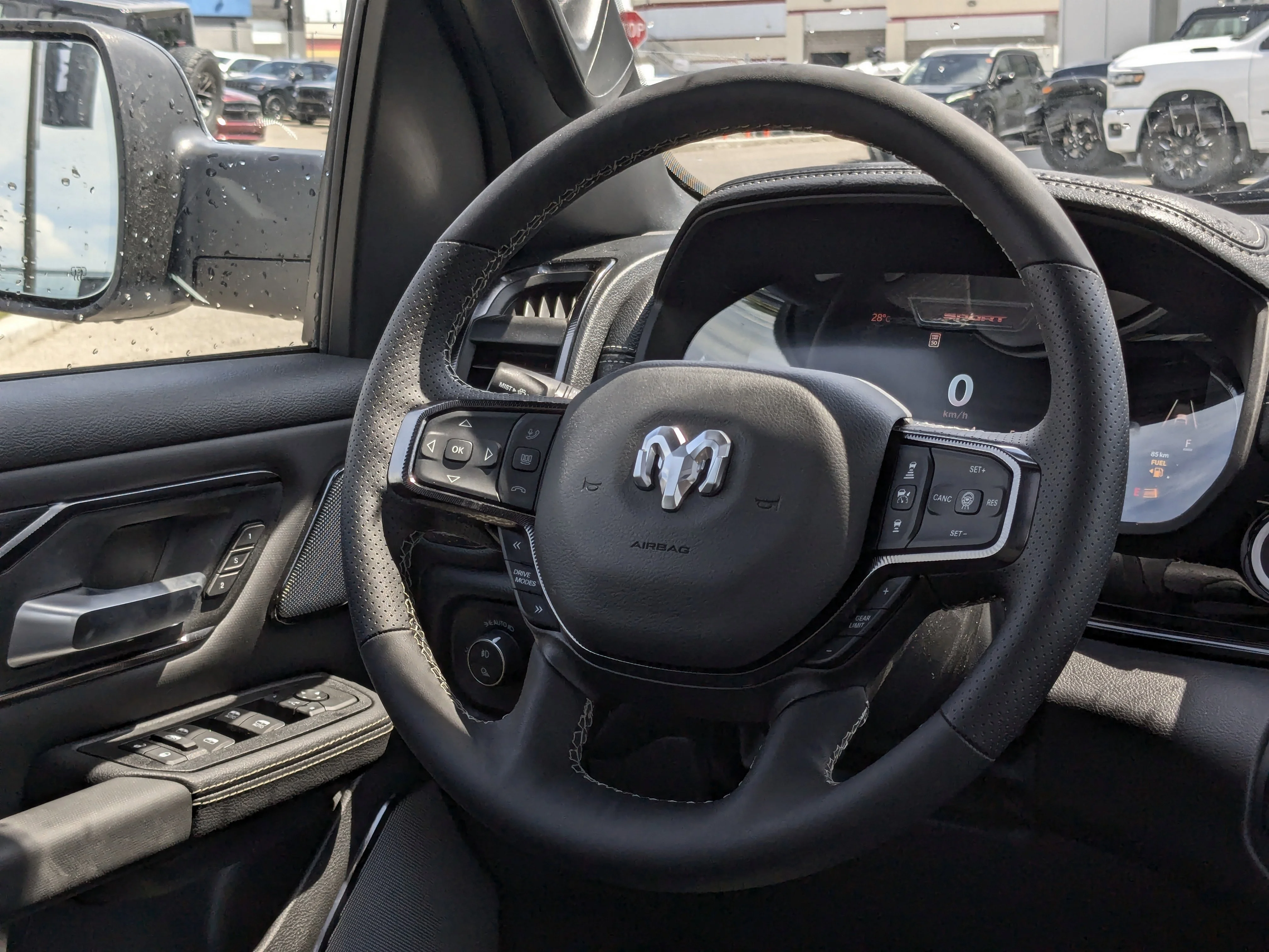 New 2025 White RAM Sport - - Night Edition - Level 1 Equip - Panoramic Sunroof & Tons more! image 17