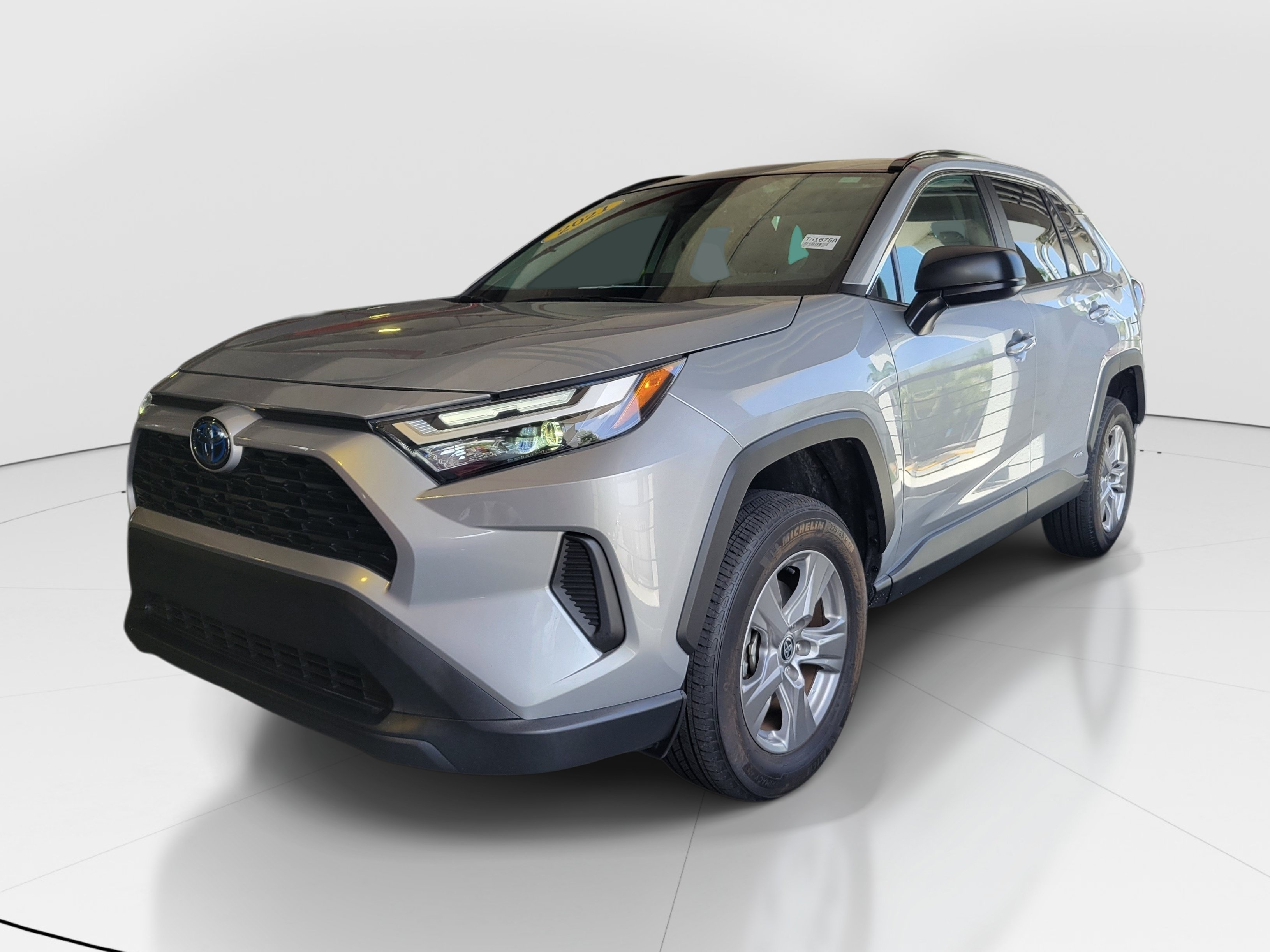 Used 2024 Silver Sky Metallic Toyota Hybrid LE image 3