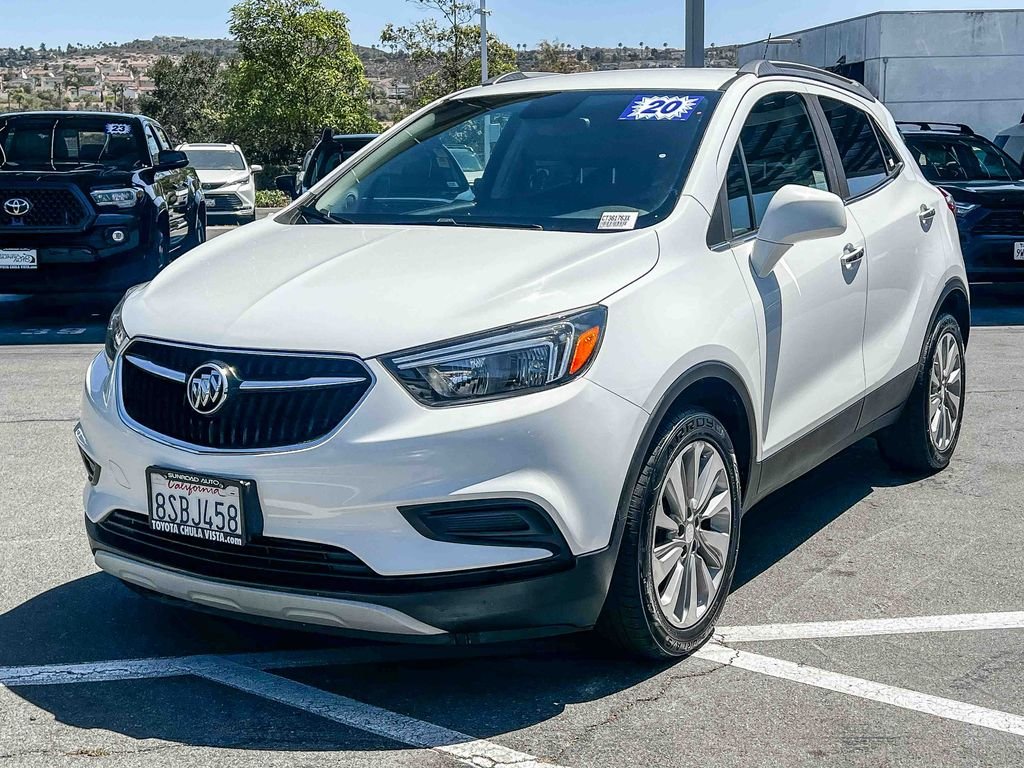 Used 2020 White Buick Preferred image 3