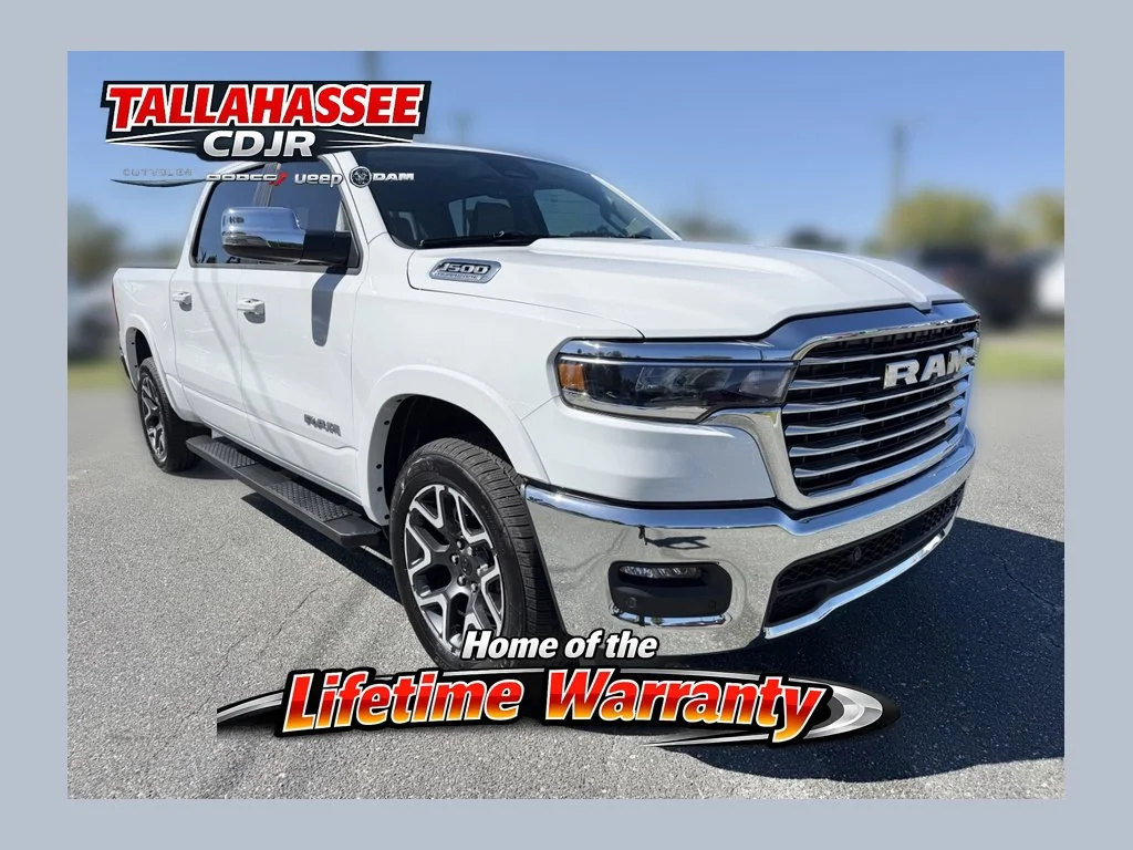 New 2027 Bright White Clear-Coat Exterior Paint RAM Laramie image 1