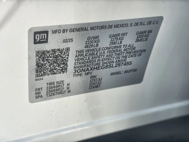 Certified Used 2025 Summit White Chevrolet LT image 33