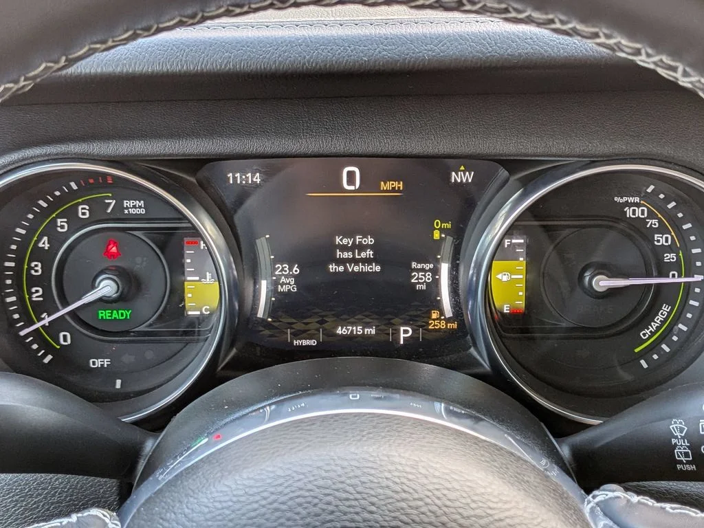 Used 2023 Green Jeep Sahara 4xe image 14