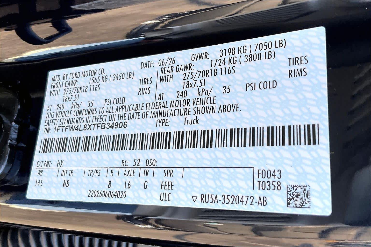 New 2026 Antimatter Blue Metallic Ford Tremor® image 18