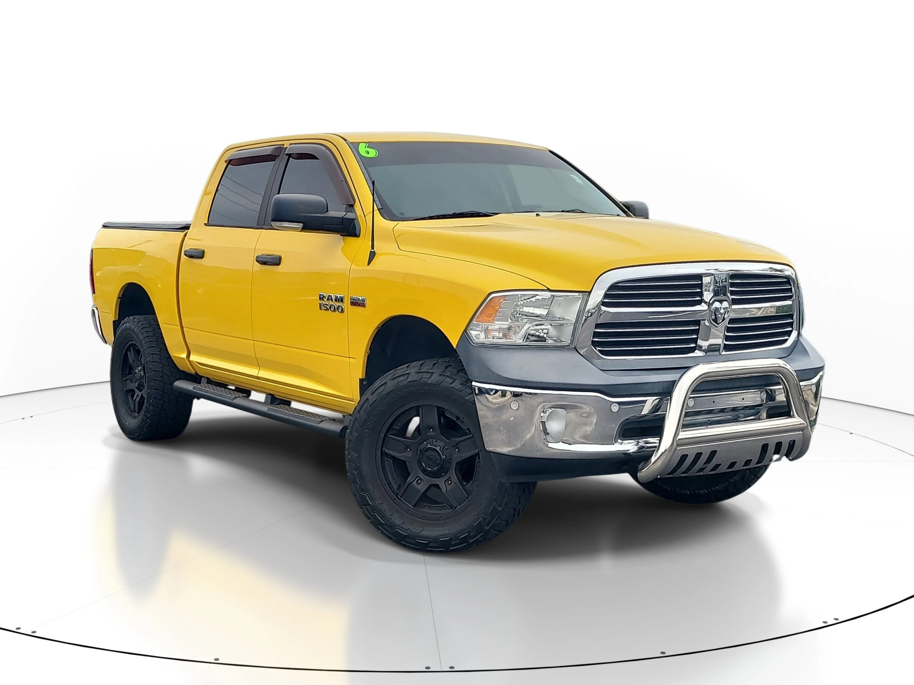 Used 2016 Detonator Yellow Clearcoat Ram Big Horn image 1