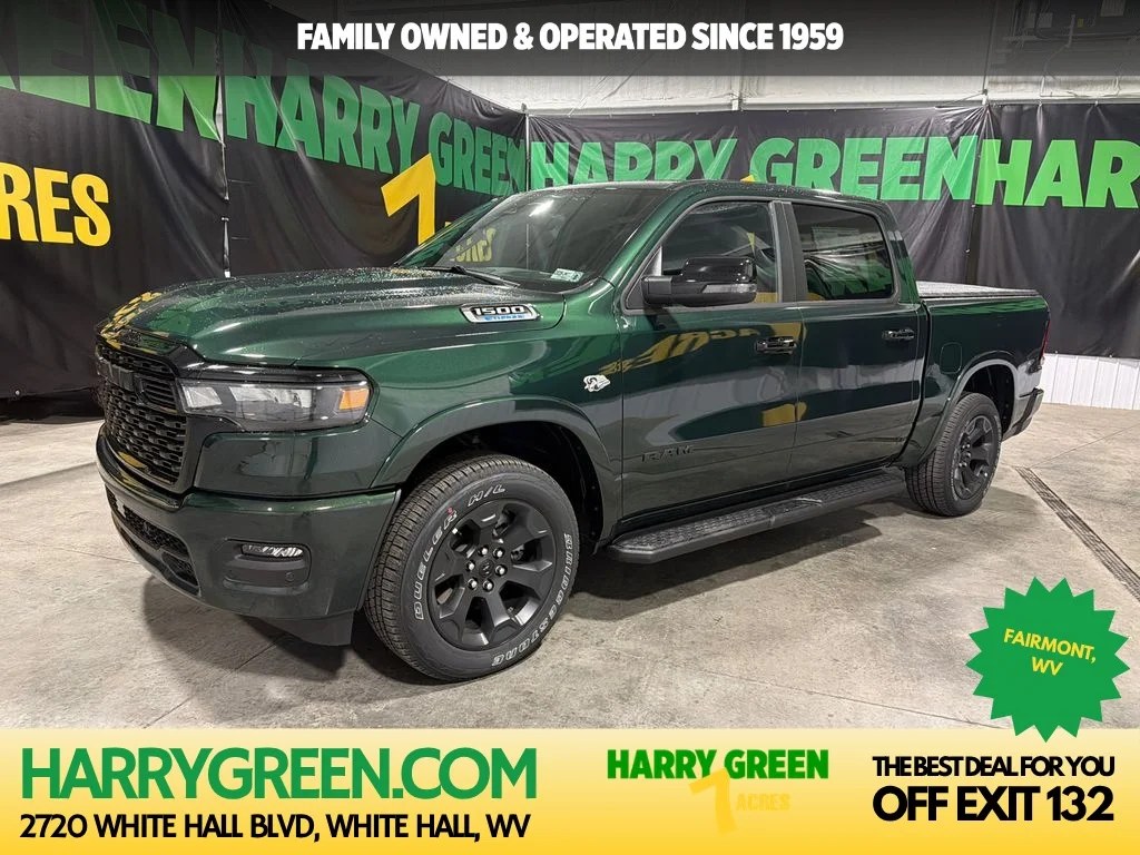 New 2026 Serrano-Green Metallic Exterior Paint RAM Big Horn image 1