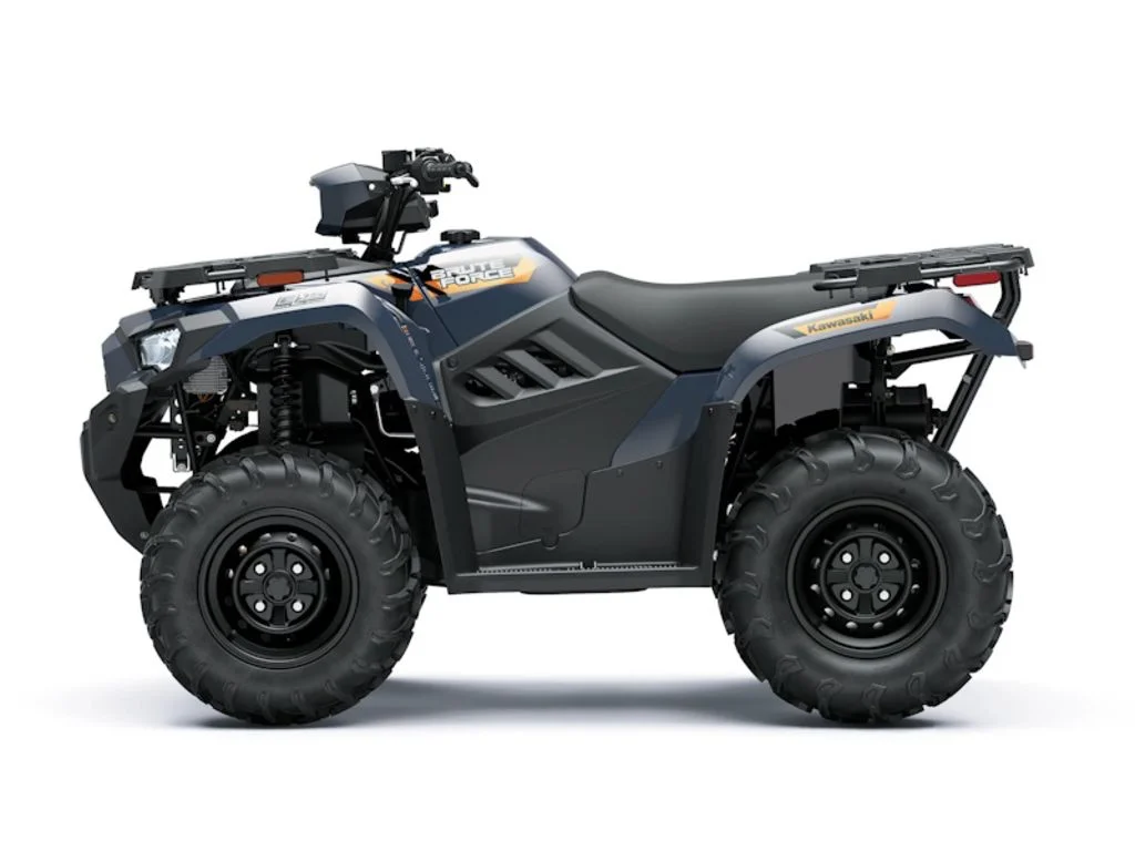 New 2026 GRAYISH BLUE Kawasaki 450 4x4 EPS image 1