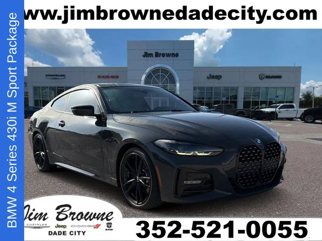 Used 2022 Gray BMW 430i image 1