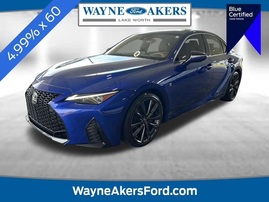 Certified Used 2025 Blue Lexus 350 F SPORT Design image 1