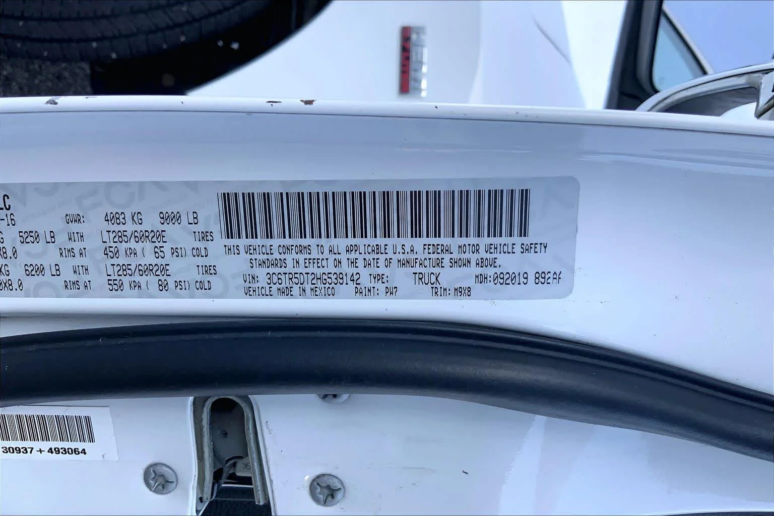 Used 2017 Bright White Clearcoat Ram Big Horn image 29
