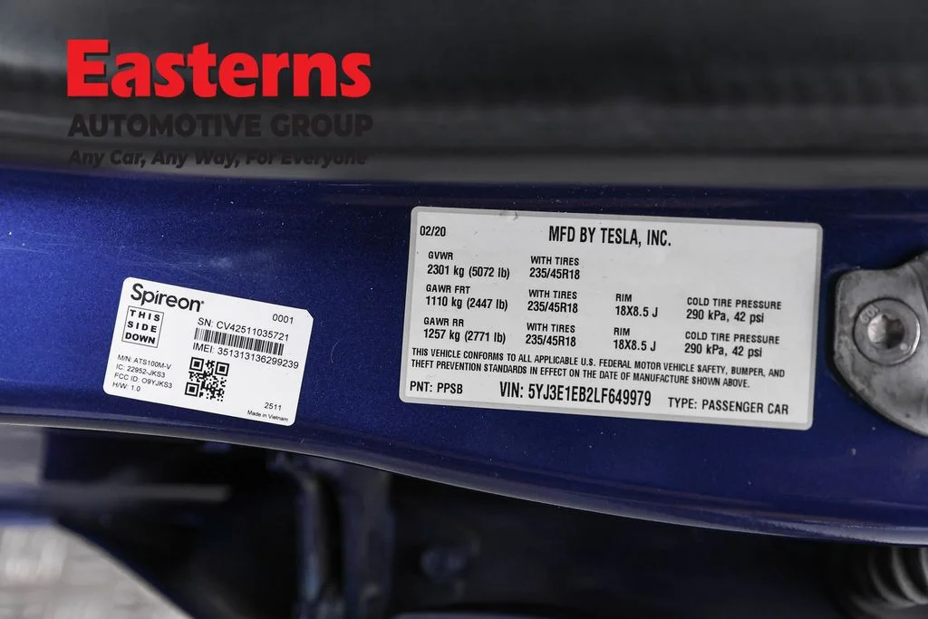 Used 2020 Blue Tesla Long Range image 28