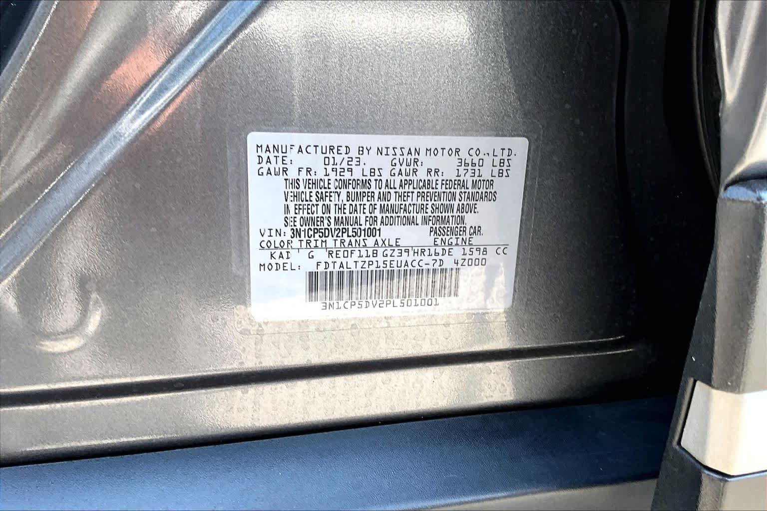 Used 2023 Gun Metallic Nissan SR image 34