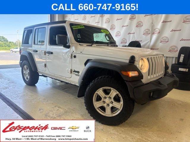 Used 2021 White Jeep Sport RHD 4x4 image 1