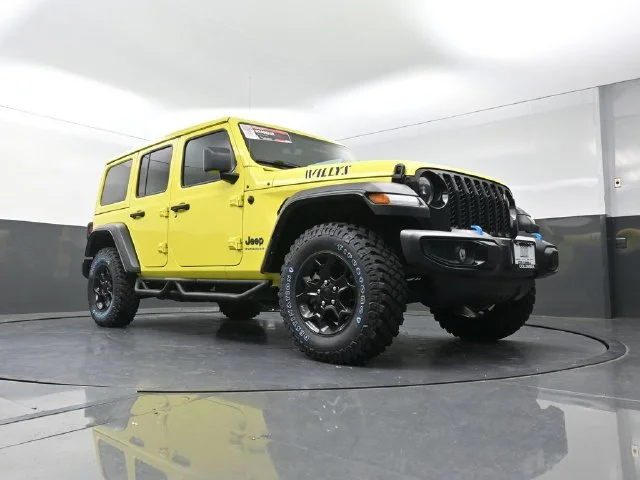 Used 2023 Yellow Jeep Willys 4xe image 20