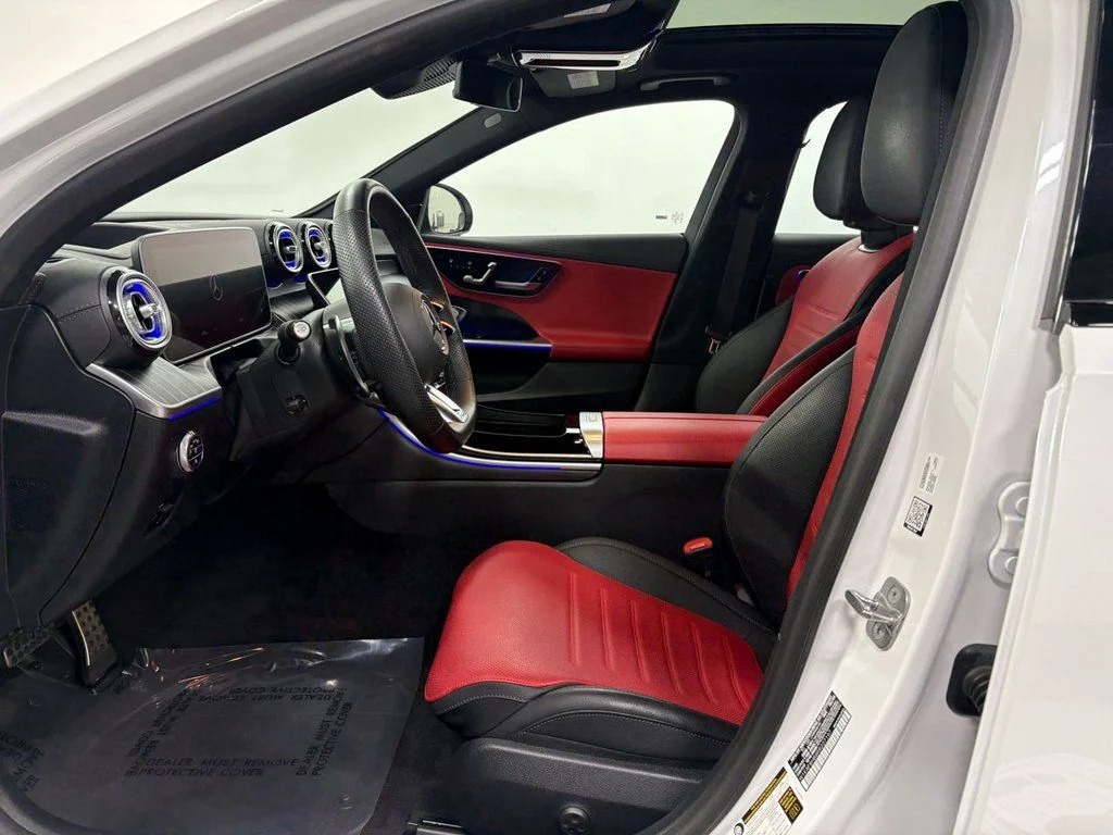 Used 2024 MANUFAKTUR Moonlight White Metallic Mercedes-Benz C 43 AMG® image 9